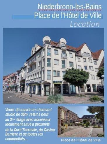 Charmant Studio Classe 3 Etoiles Au Coeur De Niederbronn-Les-Bains Niederbronn-les-Bains Exterior foto